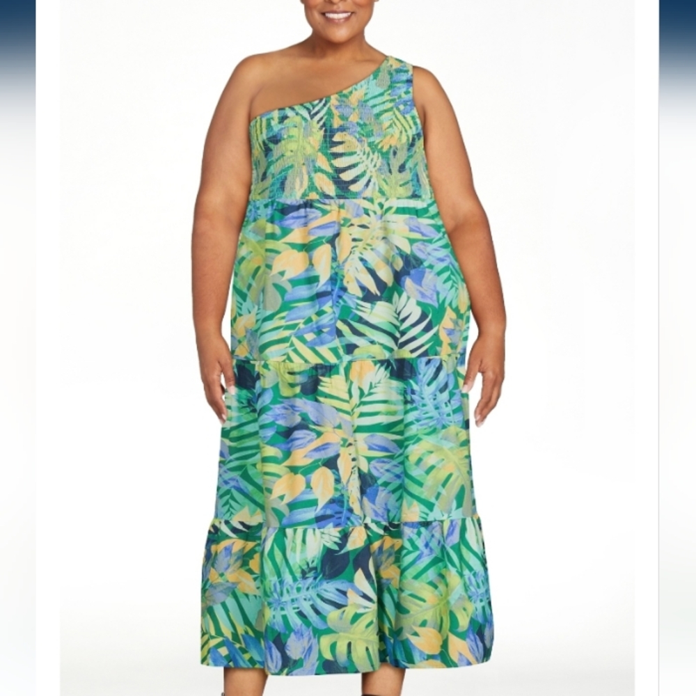 One shoulder dress